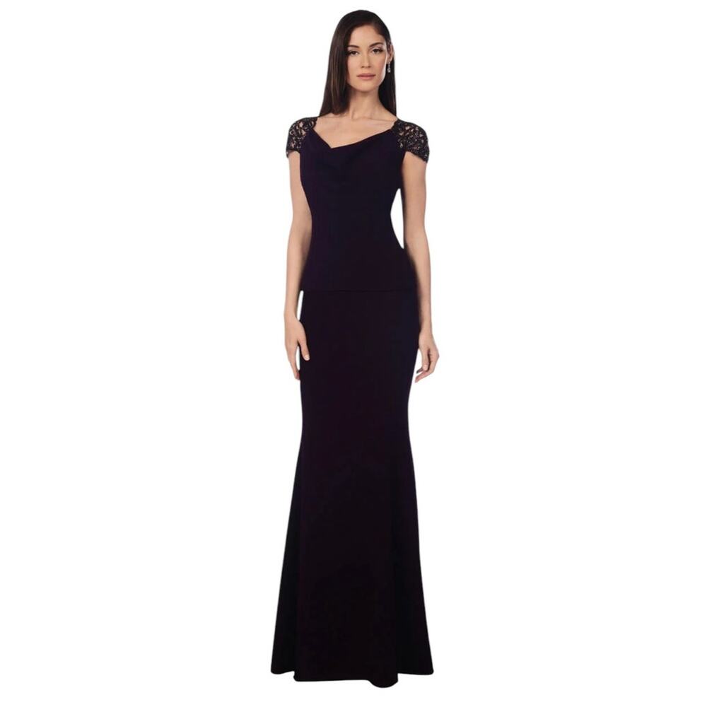 Alexander by Daymor Couture 909 NEW Size 6 Formal Evening Gown Aubergine Wine